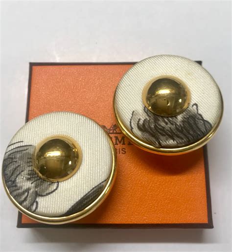 vintage hermes earrings.